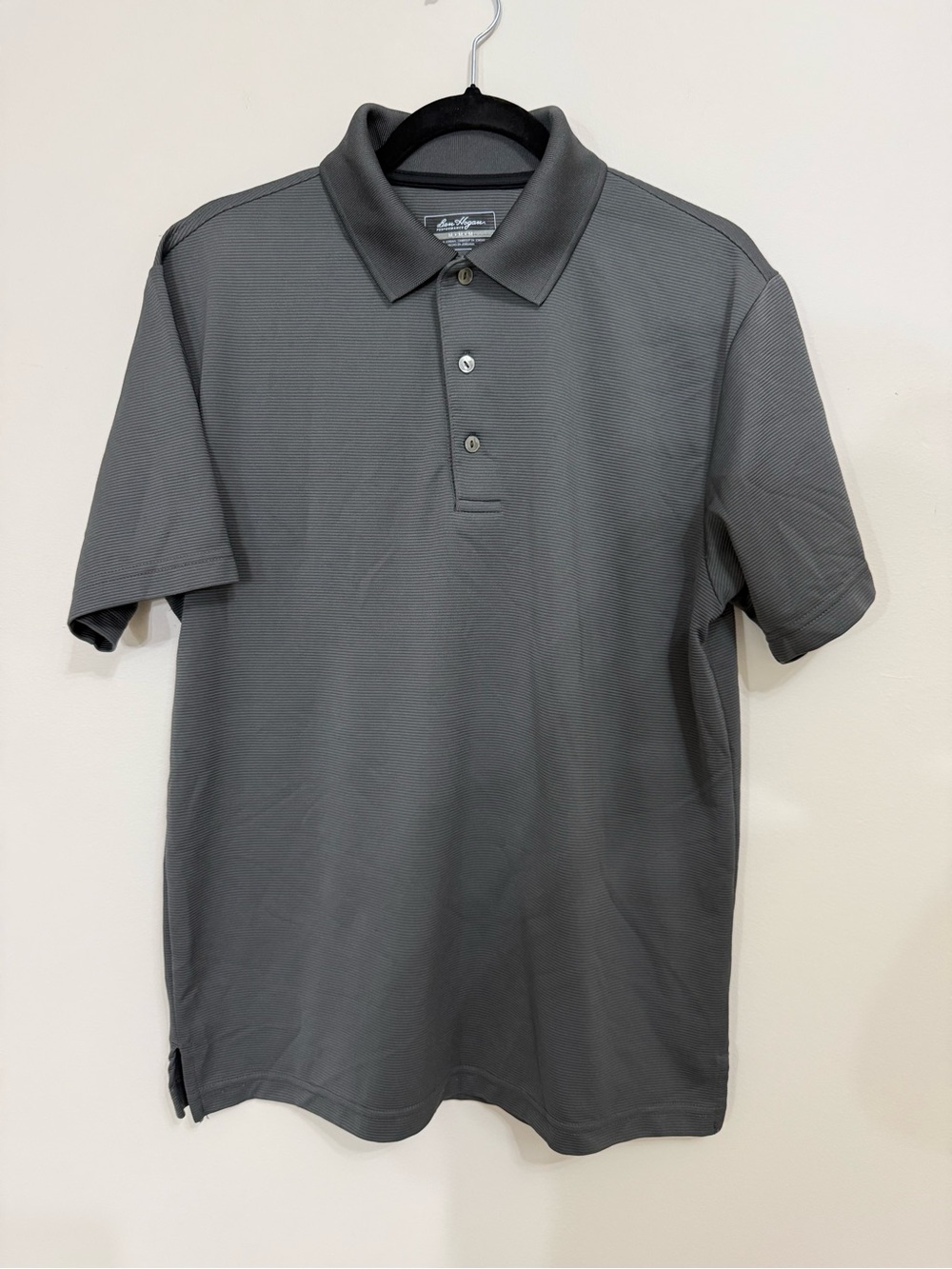 Ben Hogan Performance Golf Collection Shirt Mens Size Medium Gray, EUC